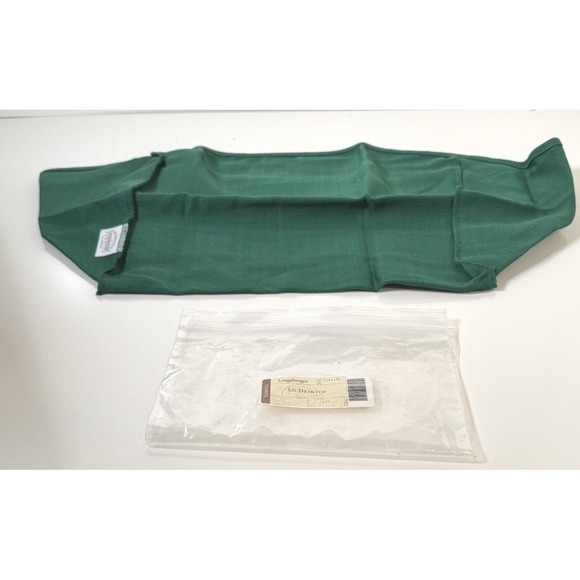 Longaberger Large Desktop Basket Liner Ivy Green Solid Fabric‎ 2034486 81-01 - Picture 2 of 9